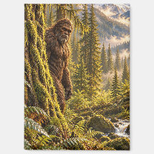 Observador en el imán de Bigfoot de los Juegos Olí