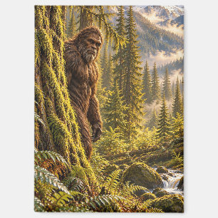 Observador en el imán de Bigfoot de los Juegos Olí