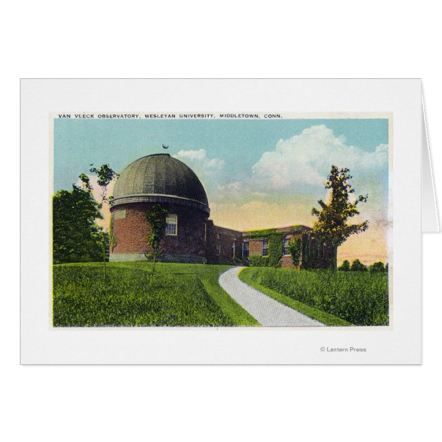 Observatorio Van Vleck de la Universidad de Wesley (Anverso (Horizontal))