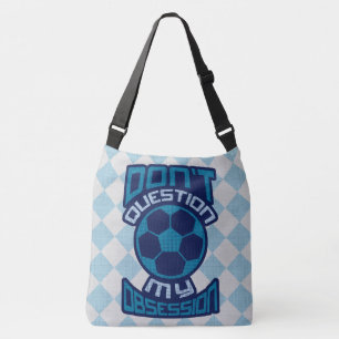 Obsesión de fútbol por toda la bolsa de impresión