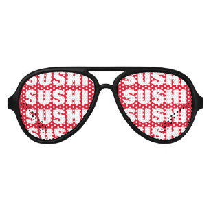Obsesión de sushi sombras fiestas Gafas de sol div