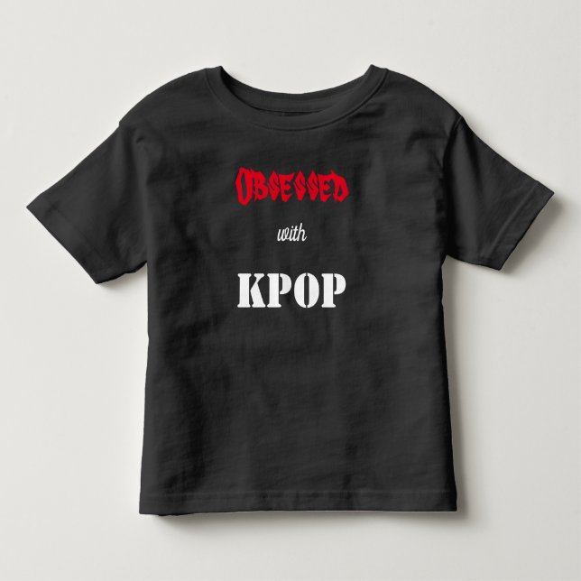 Obsesionado con Camiseta para Bebé de KPOP (Anverso)