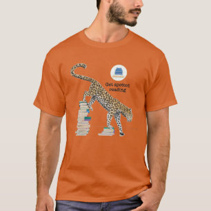 Obtén camiseta de leopardo de lectura con manchas