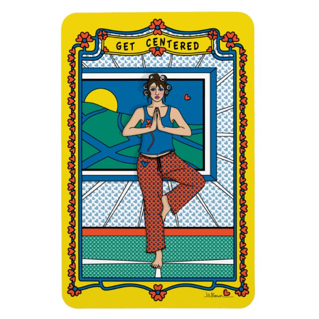 Obtén el imán del refrigerador Century_B_4x6 (Vertical)