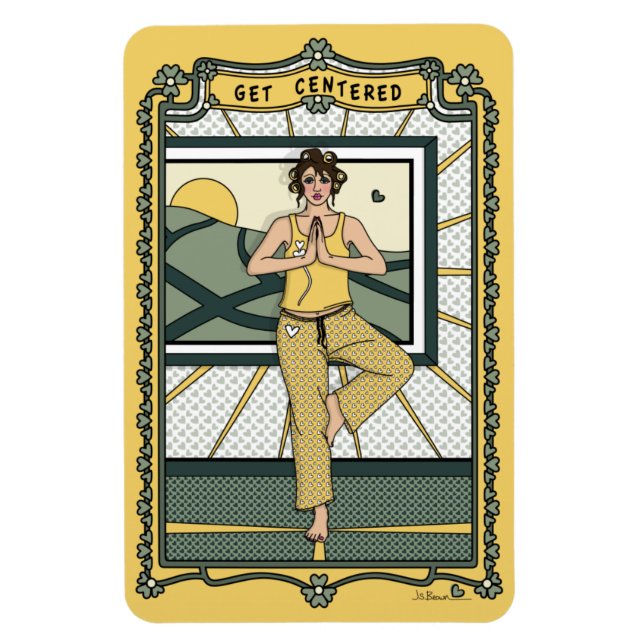 Obtén el imán del refrigerador Century_C_4x6 (Vertical)