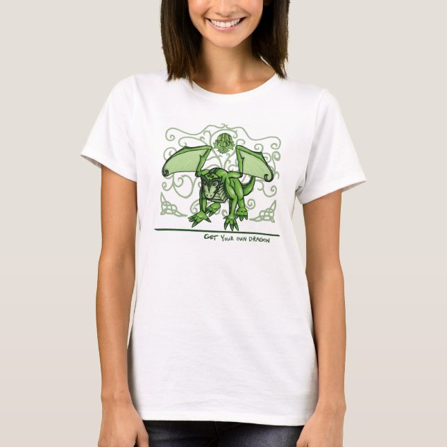 Obtén tu propio dragón ~ Camiseta Jade Flora (Anverso)