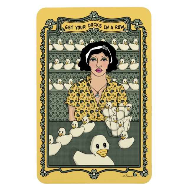 Obtén Tus Patos En Un Imán De Refrigerador Row_C_4 (Vertical)