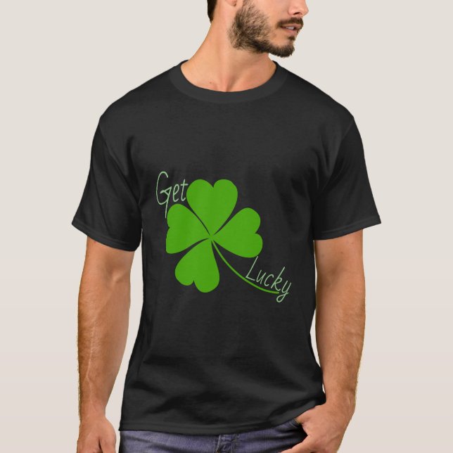 Obtén una camiseta afortunada (Anverso)
