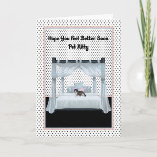 Obtén una tarjeta para el gato Mascota