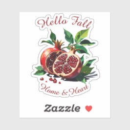 Obtención de otoño de arte de frutas con Pegatina 