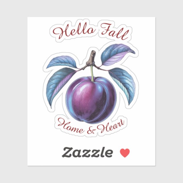 Obtención de otoño de arte de frutas con Pegatina  (Hoja)