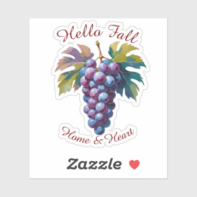 Obtención de otoño de arte de frutas con Pegatina  (Hoja)