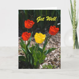 Obtener bien la tarjeta de tulipanes
