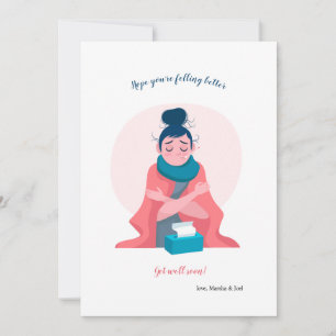 Obtener tarjeta de felicitación femenina