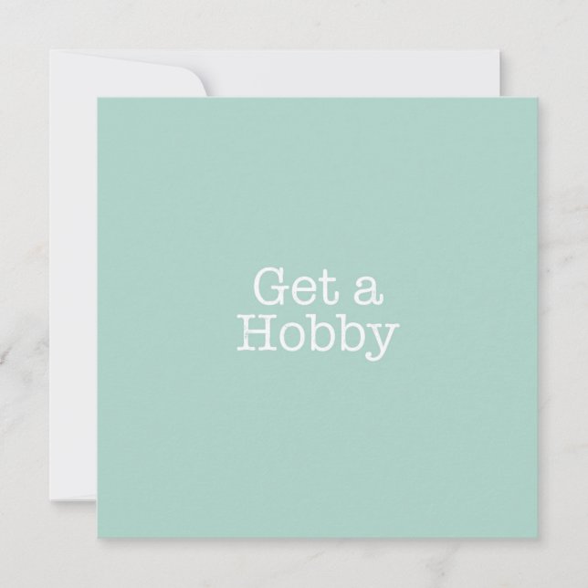 Obtener tarjeta de nota de hobby (Anverso)