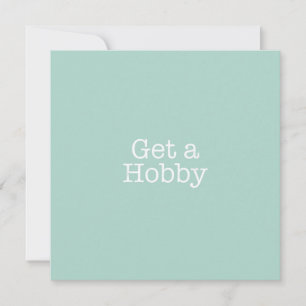 Obtener tarjeta de nota de hobby