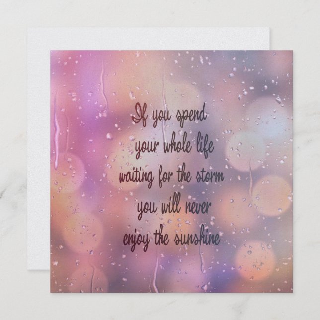 OBTENER UNA tarjeta UMBRELLA 5.25 x 5.25 (Anverso / Reverso)