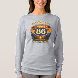 Obteniendo mis patadas en la ruta 86 camiseta
