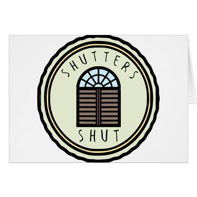 ¡Obturadores cerrados! (Anverso (Horizontal))