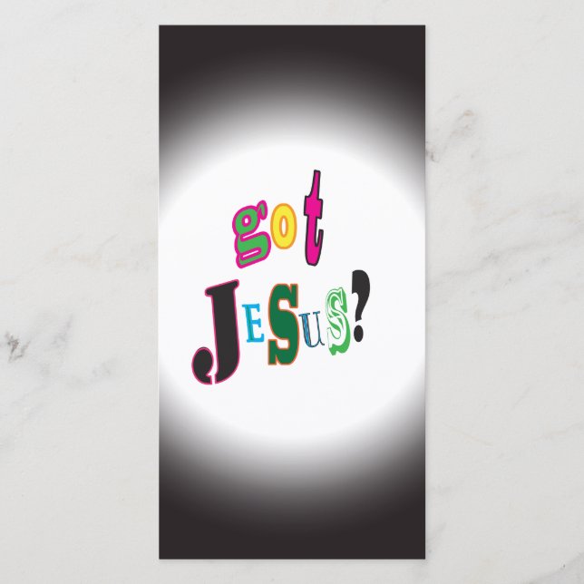 Obtuve el resumen religioso de óvalo negro de Jesu (Anverso)