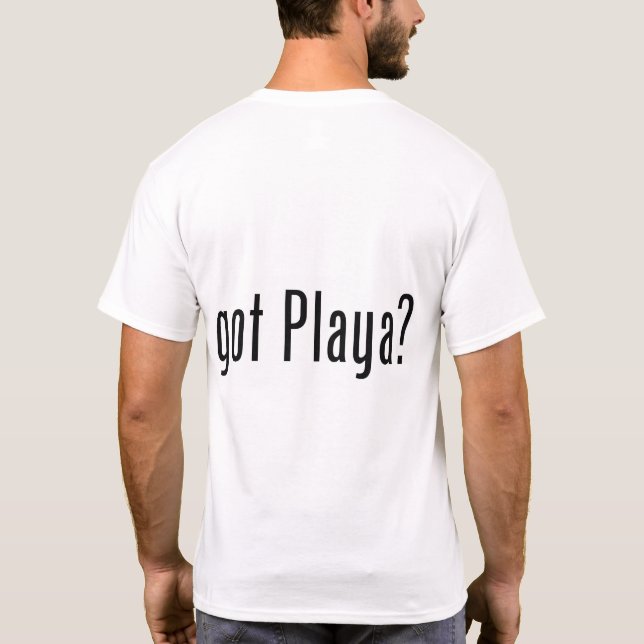 Obtuve la camiseta básica de Playa (Reverso)