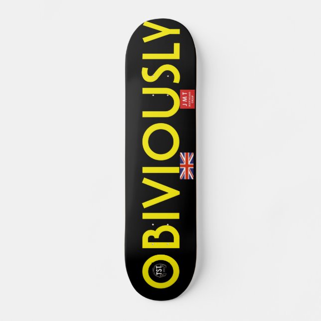 OBVIAMENTE OFICIAL Skateboard UK (Anverso)