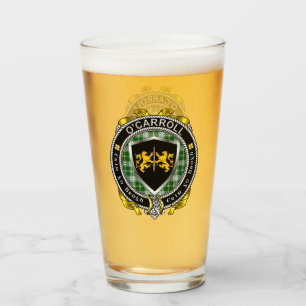 O'Carroll Irish Shield Beer Glass