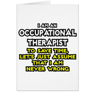Occ Therapist... Supongamos Que Nunca Estoy Equivo
