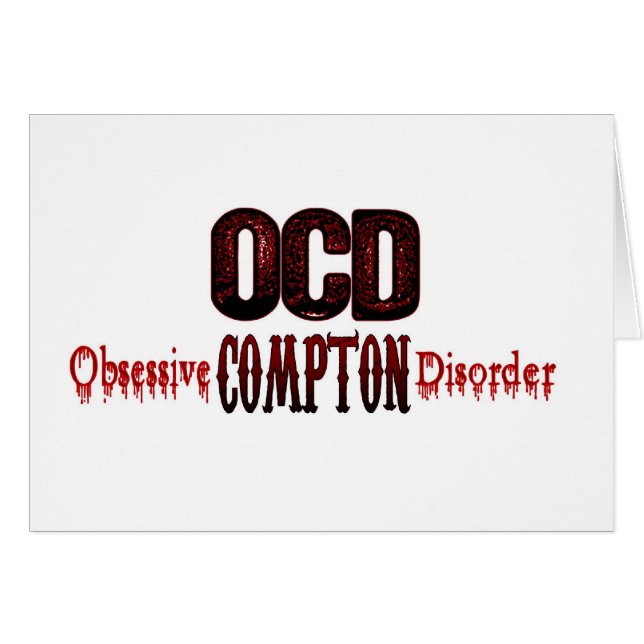 OCD- desorden obsesivo de Compton (Anverso (Horizontal))
