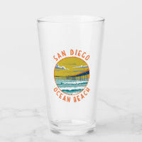 Ocean Beach San Diego Travel Art Vintage