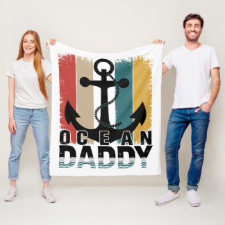 Ocean Daddy | Acogedora manta de temática náutica