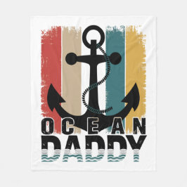 Ocean Daddy | Acogedora manta de temática náutica