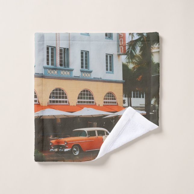 Ocean Drive, South Beach, Miami (Toallita)