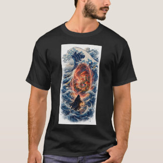 Ocean Portal — Camiseta Indigo Wave