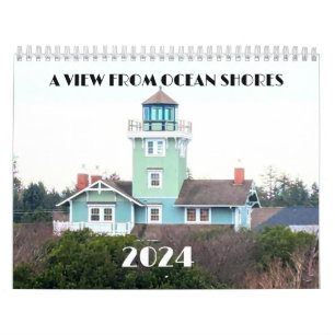 Ocean Shores, WA, Calendario fotográfico panorámic