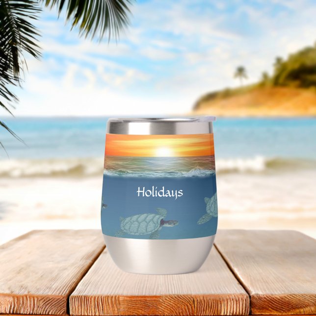 Ocean Sunrise and Sea Turtles (Playa)