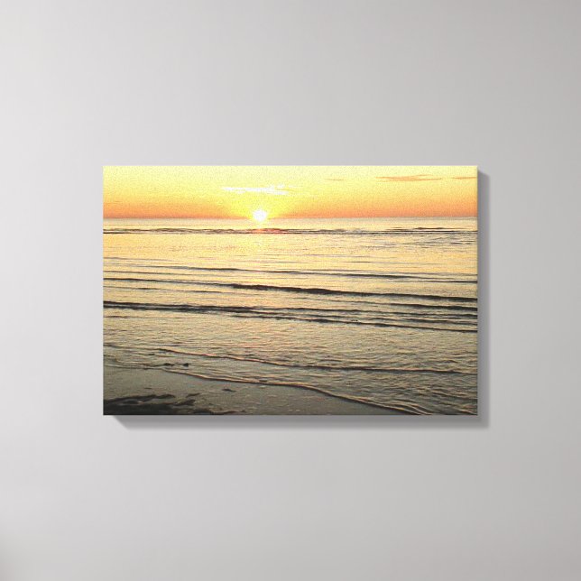 Ocean Sunset Cape Cod Fotografiando arte en pared (Anverso)