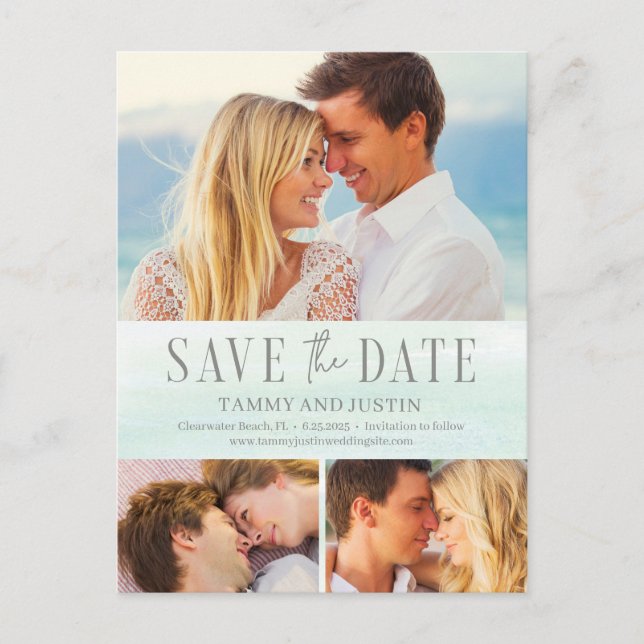 Ocean Vibes Beach Wedding Salva La Postales De La  (Anverso)