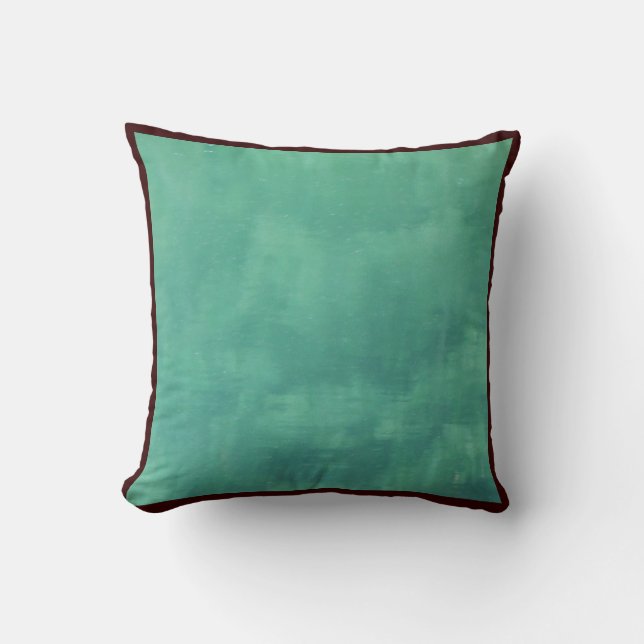 océano: almohada verde azul acuático verde azulada (Anverso)
