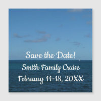 Océano azul del horizonte de Santa Lucía