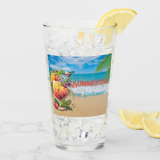 Océano de playa personalizado en verano (Reverso (hielo))