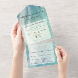 Océano ・ Invitación a todo en una boda