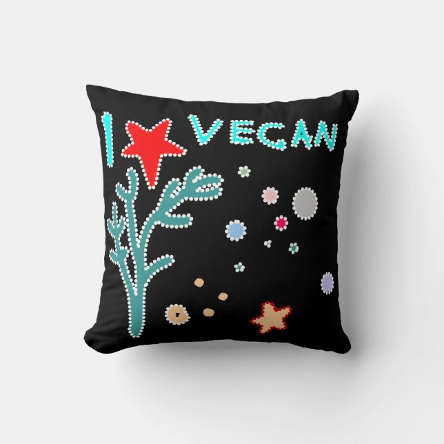 océanos de la reserva de la almohada del vegano de (Anverso)