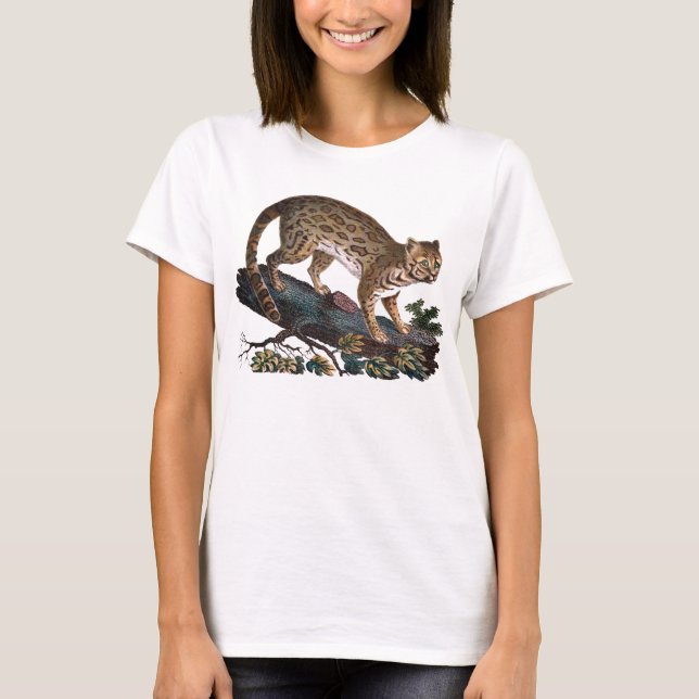Ocelot - camiseta salvaje del gato (Anverso)