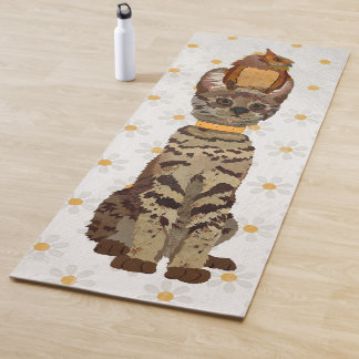 OCELOT CAT & OWL YOGA MAT