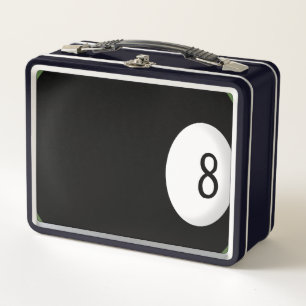 Ocho Ball Billiard Tema Caja de almuerzo
