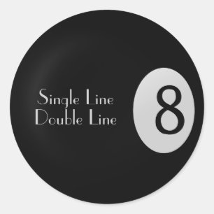 Ocho etiquetas de nombres deportivos de Ball Billi