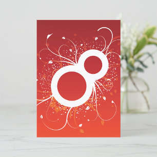 Ocho invitaciones decorativas