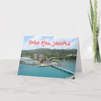 Ocho Rios, tarjeta de felicitación de Jamaica