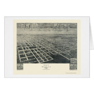 Ocilla, mapa panorámico del GA - 1908